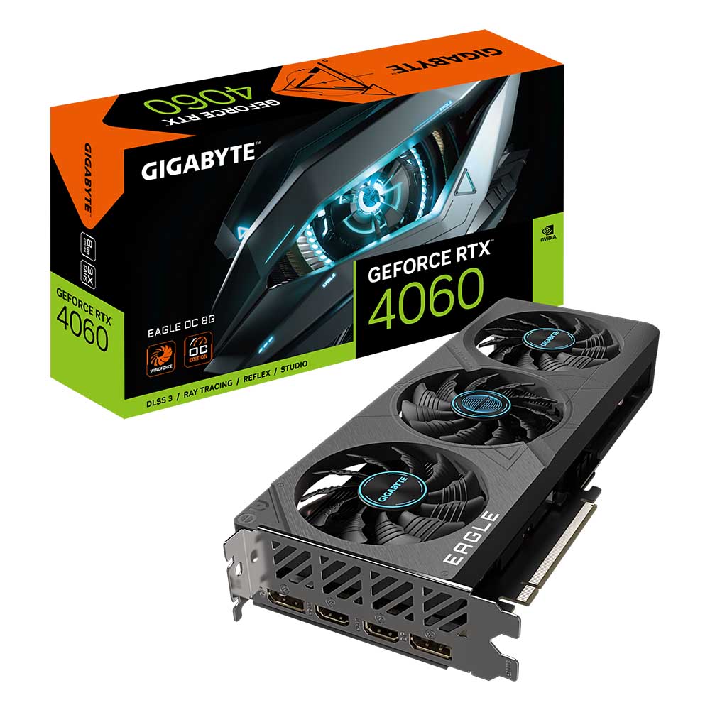 کارت گرافیک گیگابایت مدل GeForce RTX 4060 EAGLE OC 8G