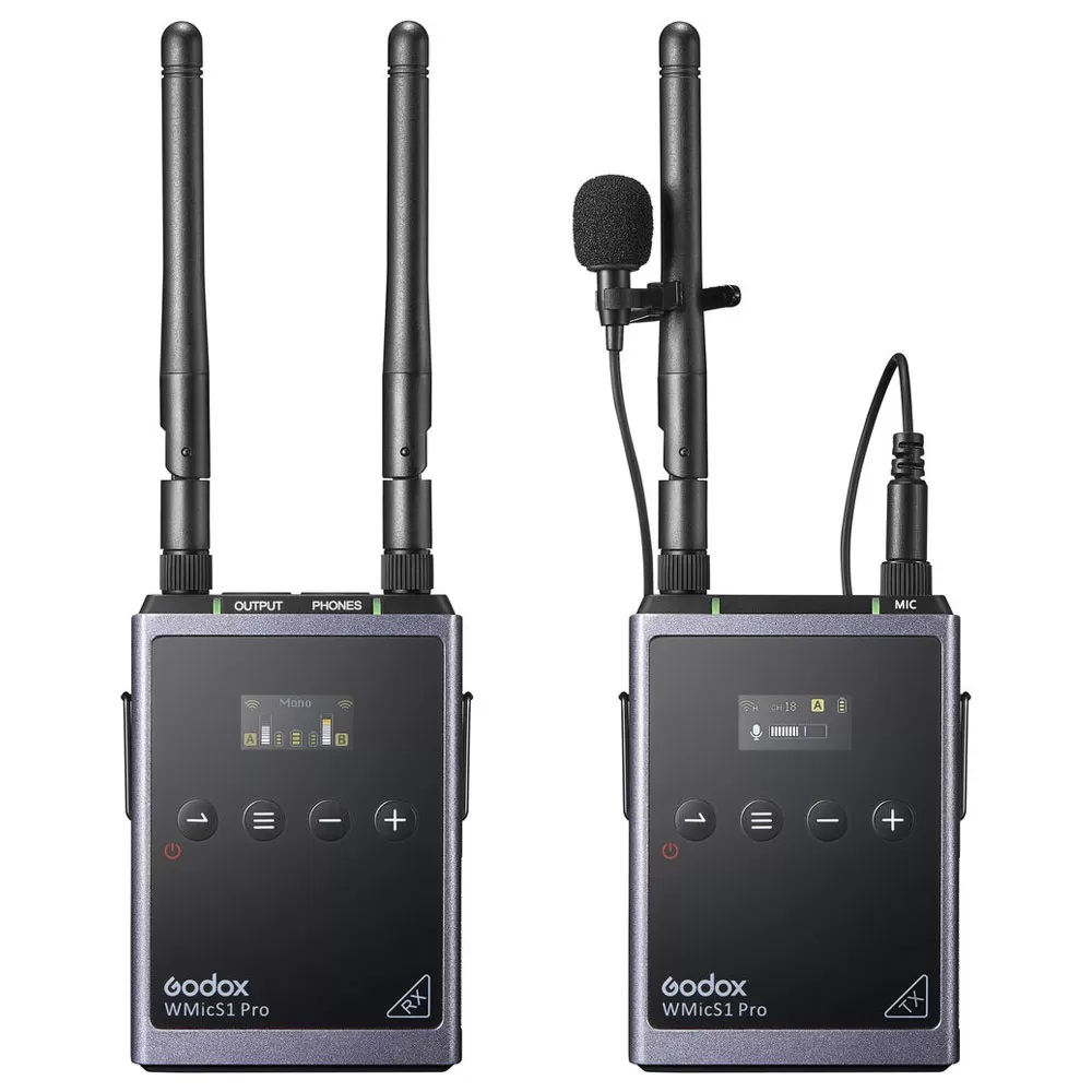 میکروفن گودکس Godox WMicS1 Pro Kit 1 Wireless Omni Lavalier Microphone