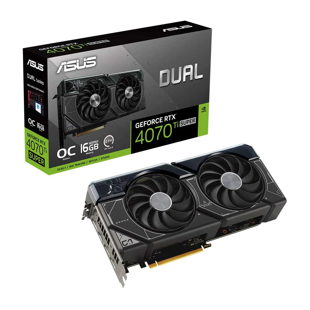 کارت گرافیک ایسوس مدل Dual GeForce RTX 4070 Ti SUPER OC Edition 16GB GDDR6X