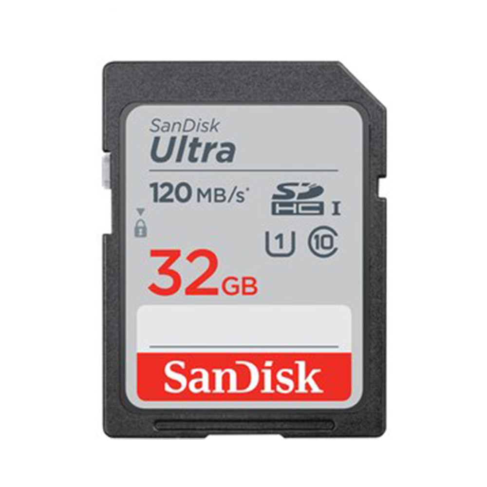 کارت حافظه سندیسک مدل Sandisk Ultra SDHC UHS-I 32GB 120MB
