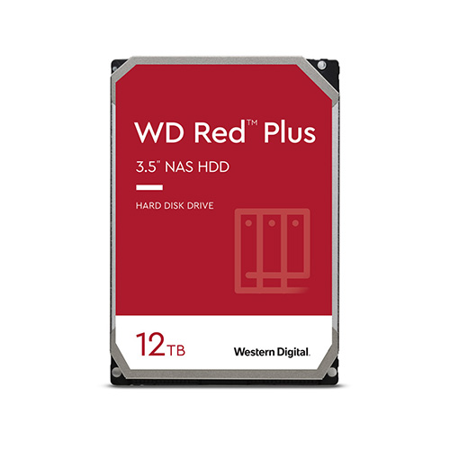 هارد دیسک اینترنال وسترن دیجیتال مدل WD120EFBX R Plus ظرفیت 12 ترابایت