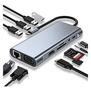 مبدل و هاب 11 کاره USB Type-C ای فور تک