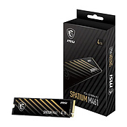 حافظه SSD اینترنال ام اس آی مدل SPATIUM M461 PCIe 4.0 NVMe M.2 ظرفیت 4 ترابایت