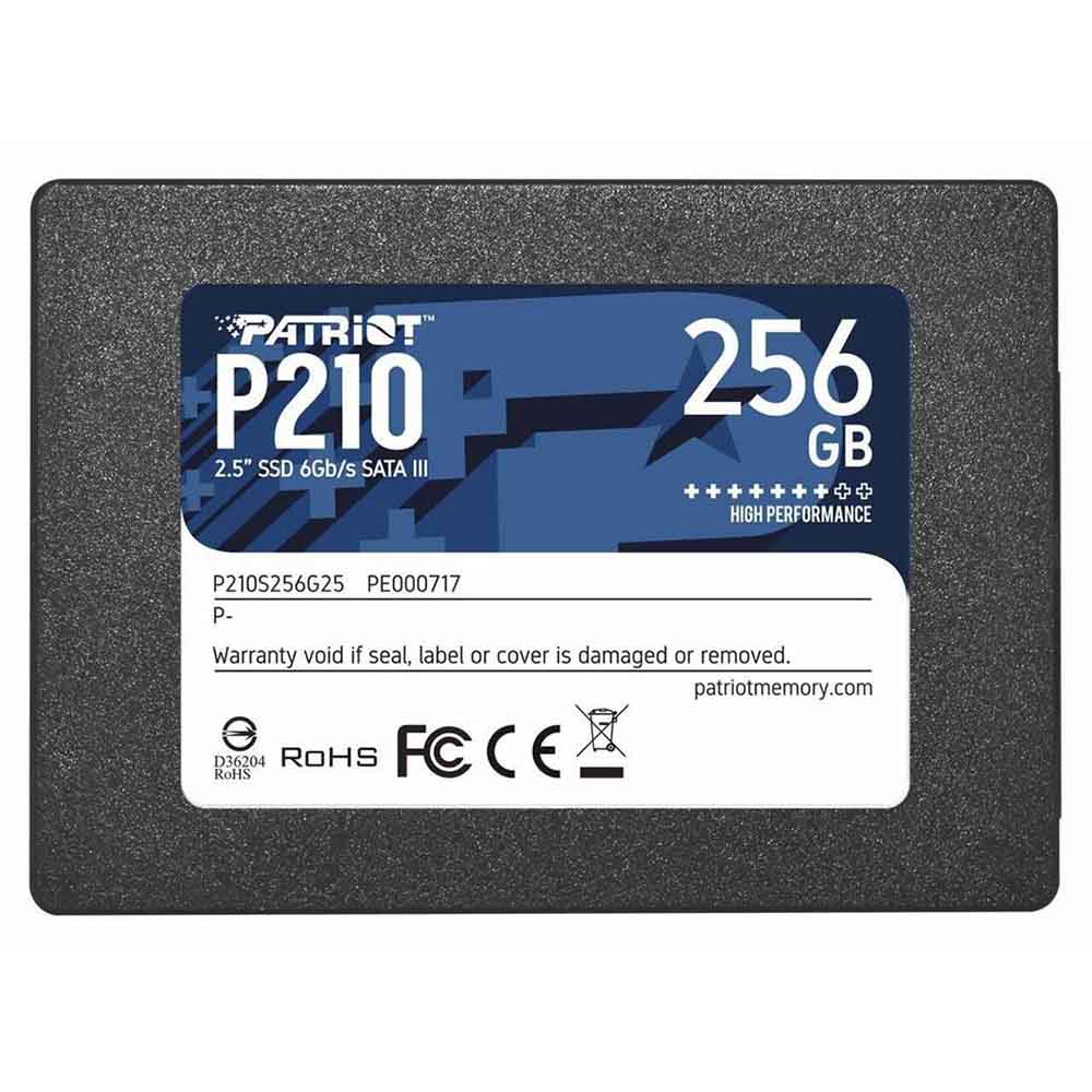 حافظه SSD اینترنال پتریوت مدل P210 2.5 ظرفیت 256 گیگابایت