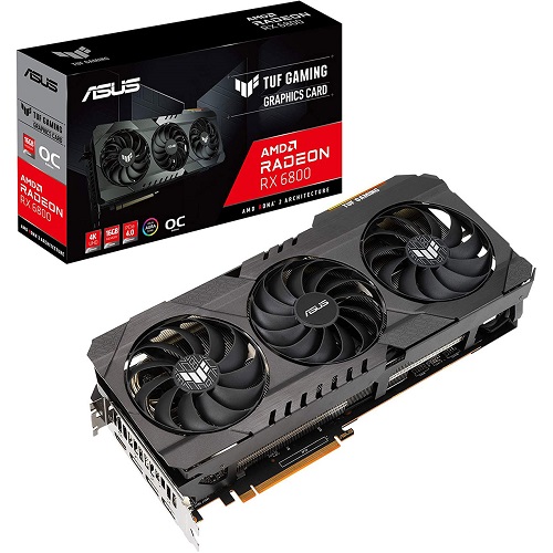 کارت گرافیک ایسوس مدل ASUS TUF RX6800XT O16G GAMING