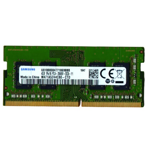 رم لپ تاپ Samsung DDR4 تک کاناله 2666 مگاهرتز CL11  ظرفیت 4 گیگابایت 