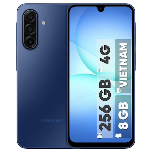 گوشی موبایل سامسونگ مدل Galaxy A17 4G دو سیم کارت ظرفیت ۱۲۸ گیگابایت و رم ۴ گیگابایت - ویتنام