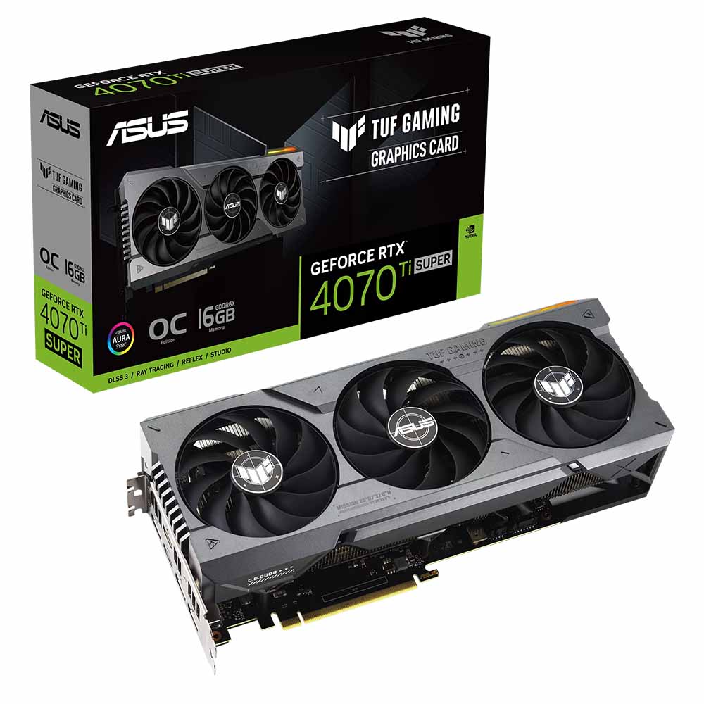 کارت گرافیک ایسوس مدل TUF Gaming GeForce RTX 4070 Ti SUPER 16GB GDDR6X OC Edition