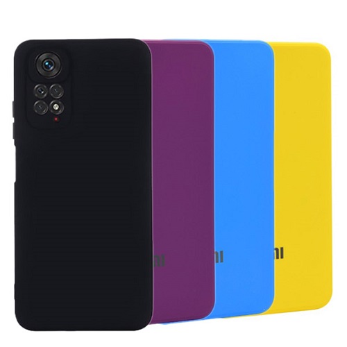 قاب سیلیکونی محافظ لنزدار شیائومی مدل Silicone cover for Xiaomi Redmi Note 11 pro 5G