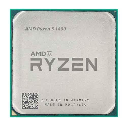  پردازنده مرکزی ای ام دی مدل Ryzen 5 1400 باندل با مادربرد