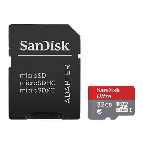  کارت حافظه microSDHC سن دیسک مدل Ultra کلاس 10  32 گیگاب