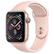  ساعت هوشمند اپل واچ 4 مدل 40mm Gold Aluminum Case with Pink Sand Sport Band 