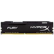 رم دسکتاپ DDR4 تک کاناله 3200 مگاهرتز CL18 کینگستون مدل HyperX Fury Black ظرفیت 16 گیگابایت