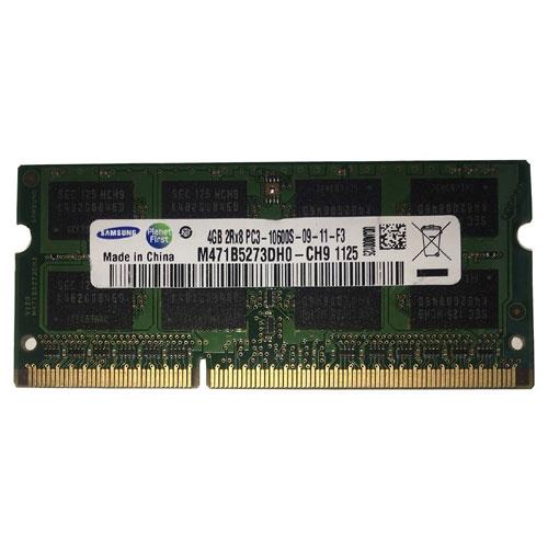  رم لپ تاپ سامسونگ DDR3 pc3 10600s MHz ظرفیت 4 گیگ