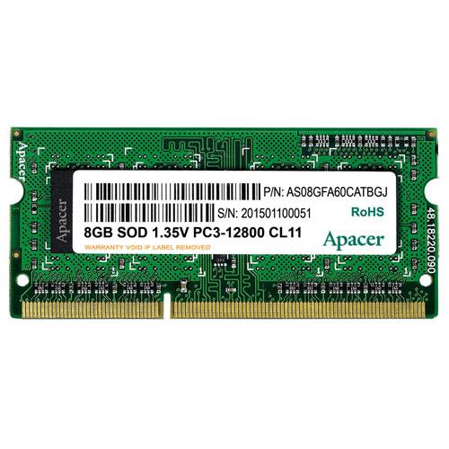  رم لپ تاپ اپیسر مدل DDR3L 1600 APACER  ظرفیت 8GB