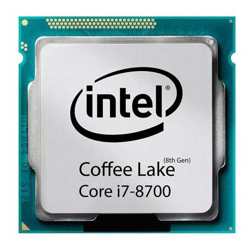  پردازنده مرکزی اینتل سری Coffee Lake مدل Core i7-8700 - استوک