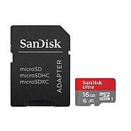  کارت حافظه microSDHC سن دیسک مدل Ultra A1 کلاس 10  16 گیگابایت 