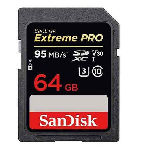  کارت حافظه سن دیسک مدل Extreme Pro V30 کلاس 10  64 گیگابایت 